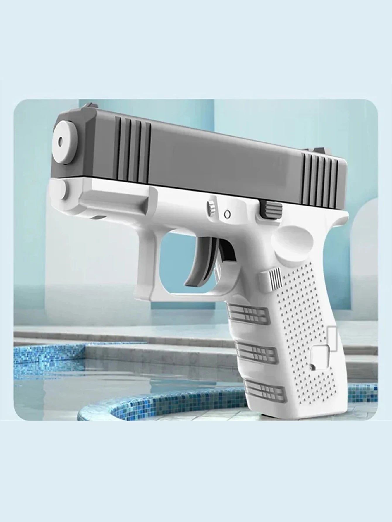 Hot selling mini handgun water gun, summer outdoor children's manual continuous firing toy water gun toy