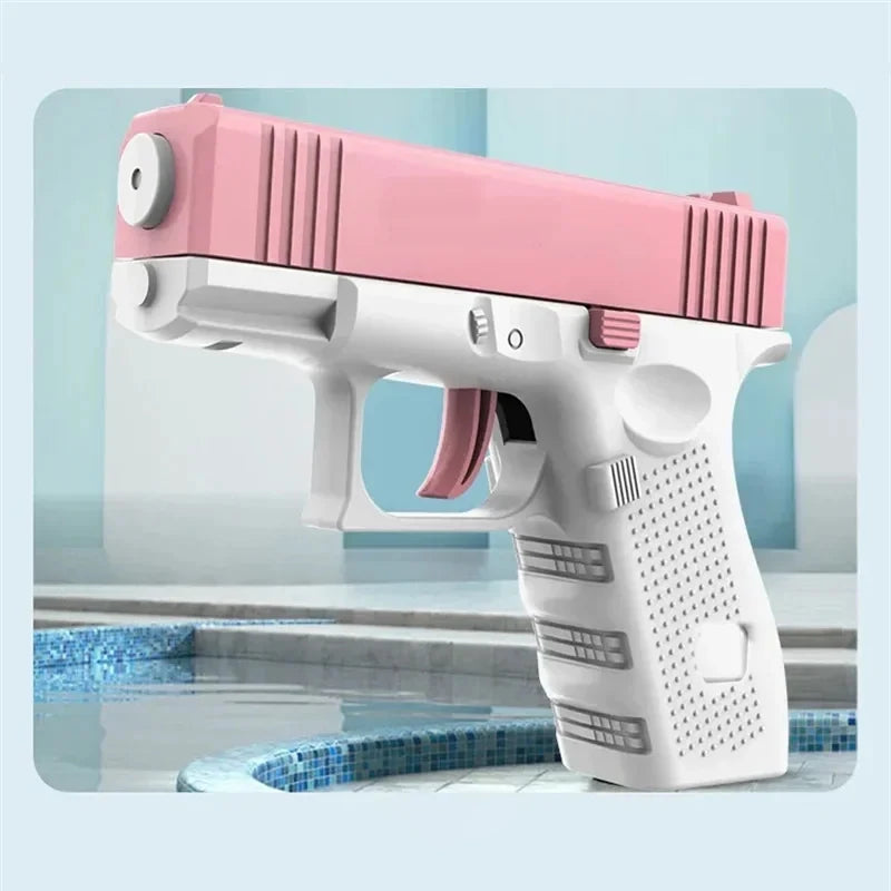 Hot selling mini handgun water gun, summer outdoor children's manual continuous firing toy water gun toy