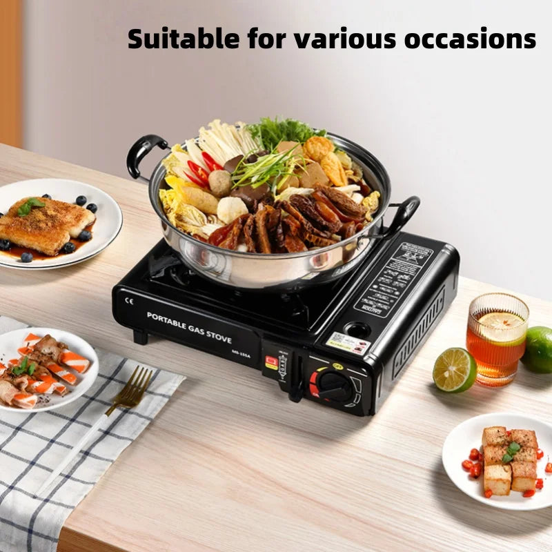 Dual-purpose portable outdoor cartridge stove, outdoor Cas stove, barbecue gas stove, gas stove for household use, gas stove