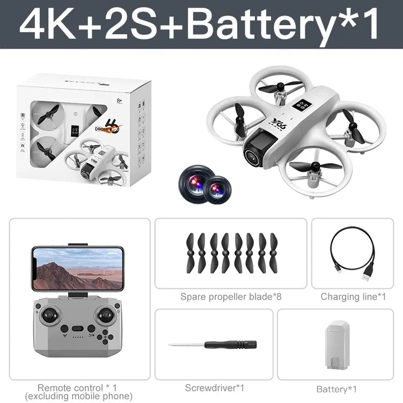 Xiaomi Mijia V66 Mini Rc Drone Headless Mode Helicopter 180° Flip Remote Control Quadcopter Micro Aircraft Toy Drones For Kids