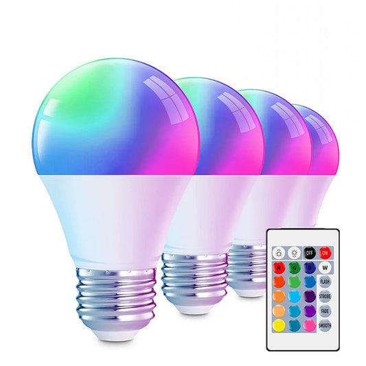LED Light E27 RGB LED Bulb Light LED
