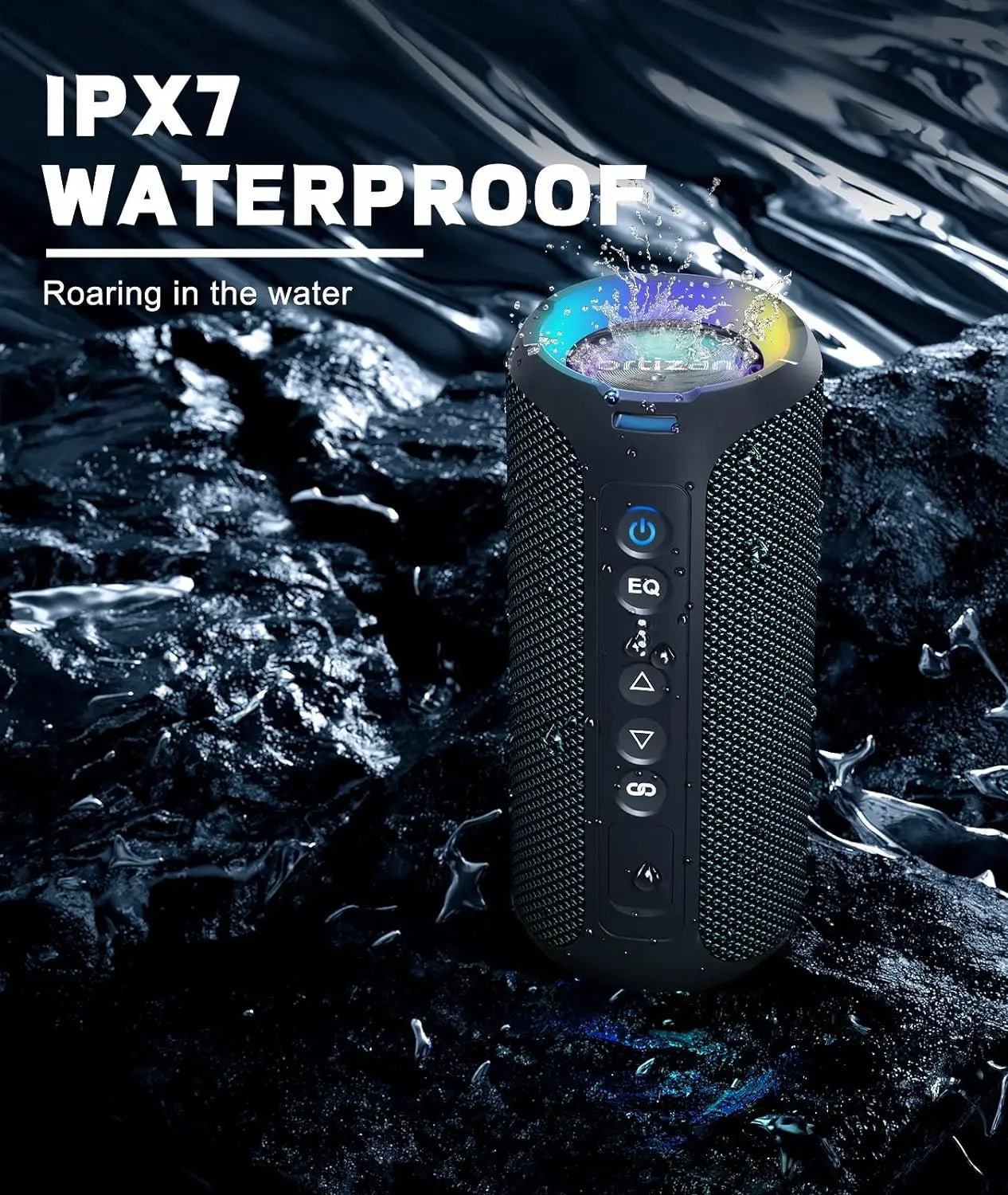 X8 Pro Bluetooth Speaker- 40W Stereo Sound And 30H Playtime.