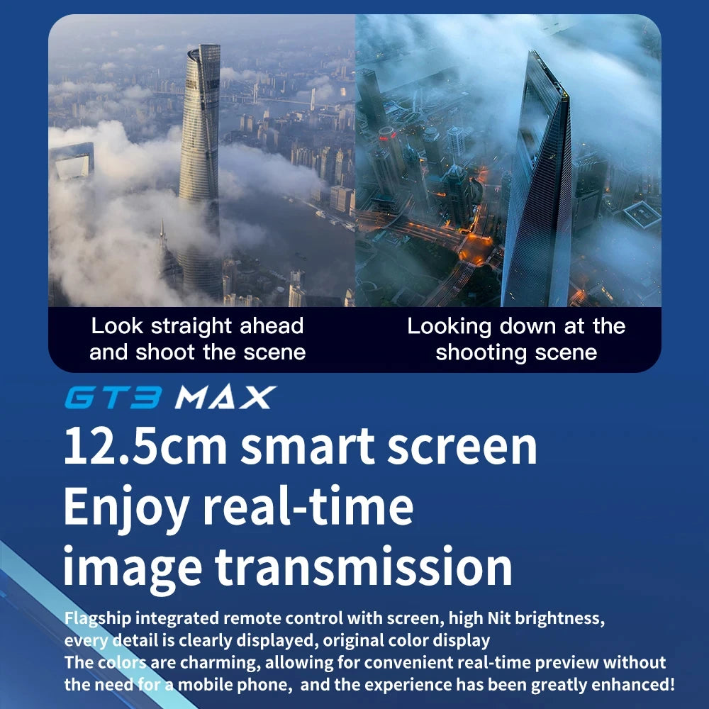 Xiaomi GT3 MAX Drone 5G 8K GPS Professional HD Aerial Photography Dynamic Light Remote Control Aircraft Optical Flow Quadcopter