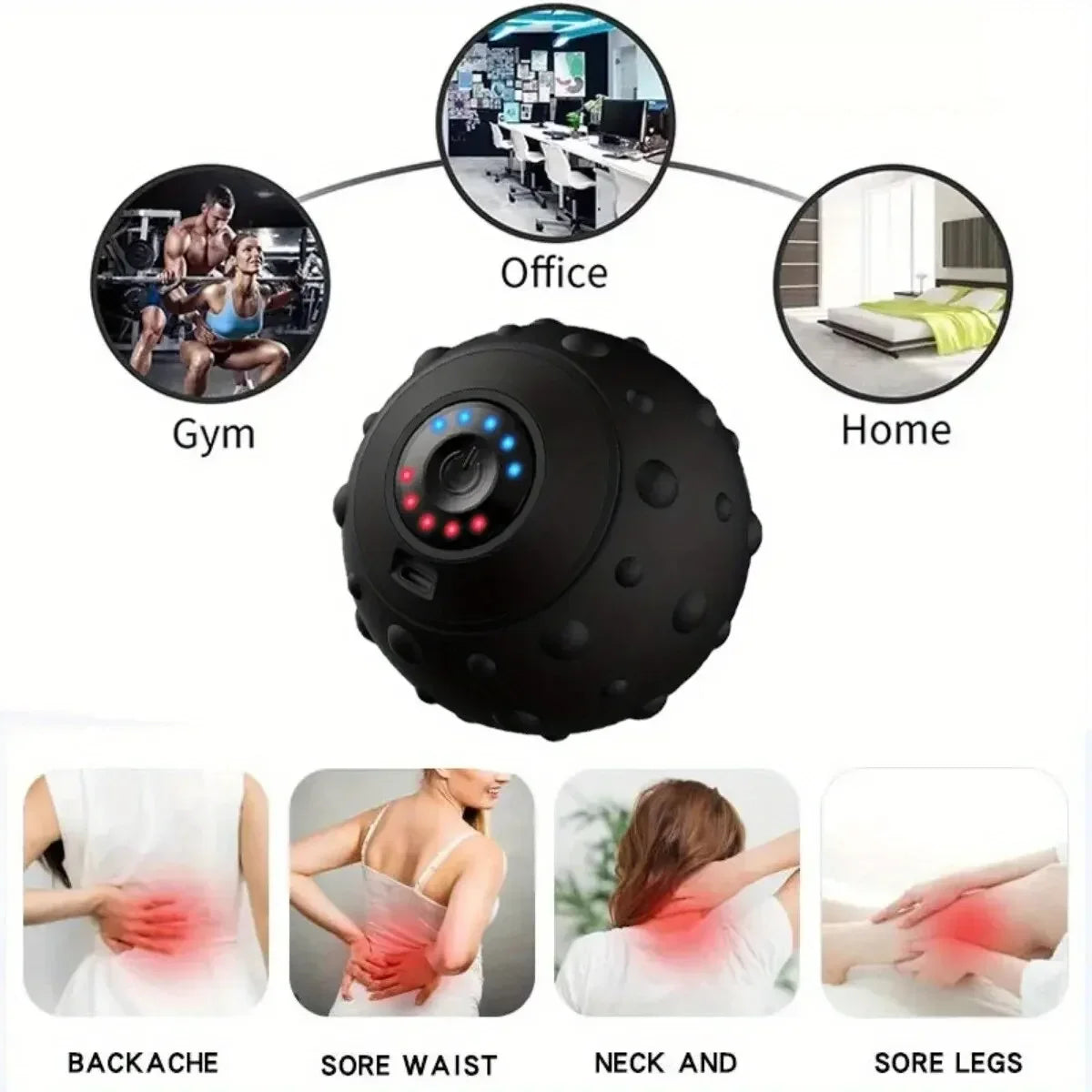 Electric Vibration Massage Ball - Portable Deep Relief.