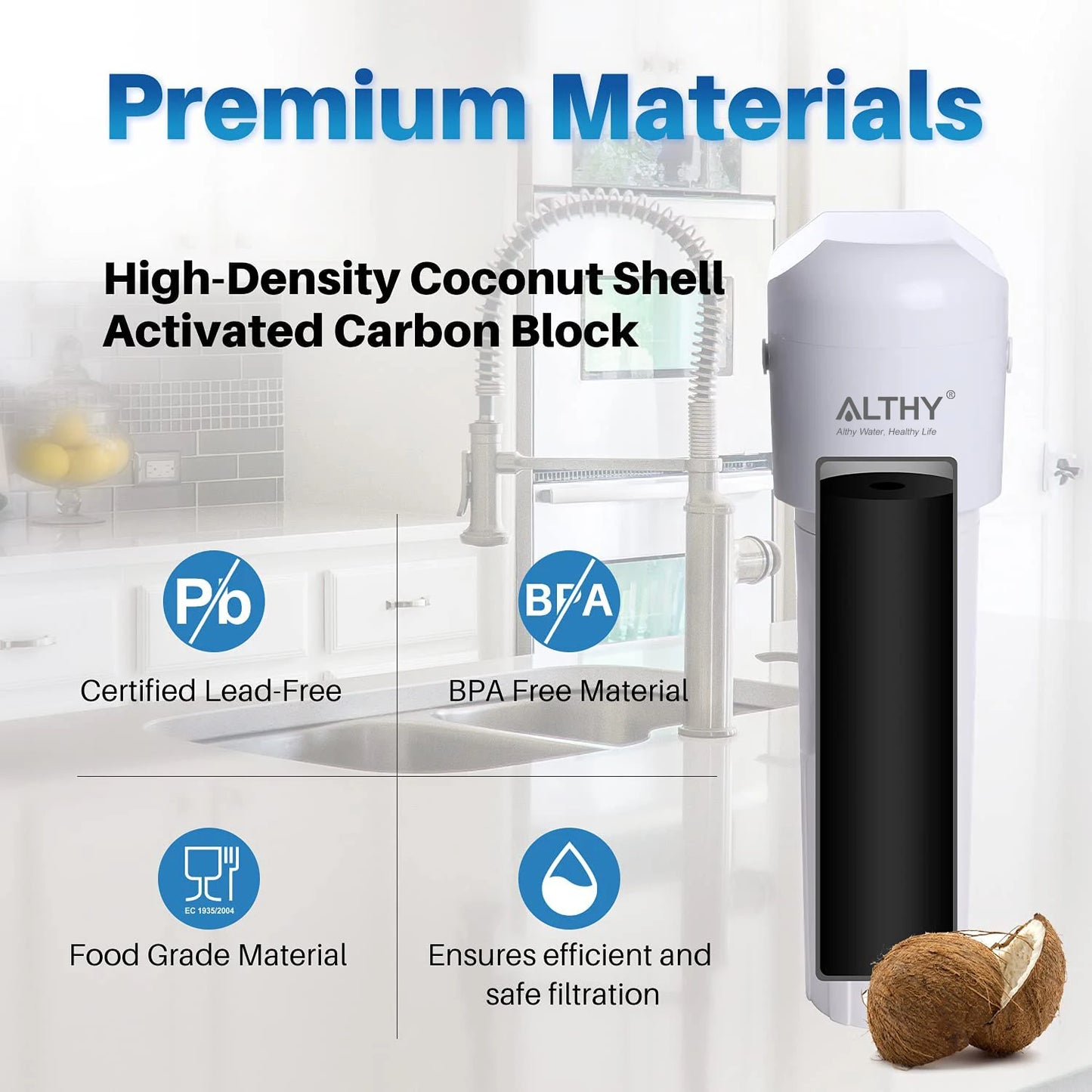 ALTHY Under Sink Drinking Water Filter Purifier