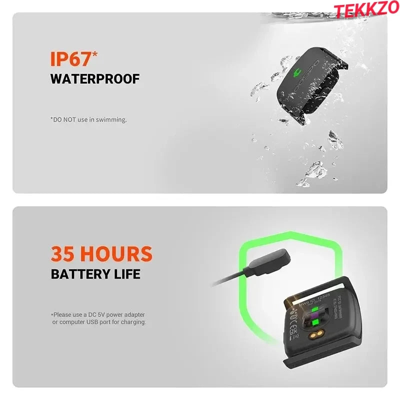 IP67 waterproof fitness tracker under water and fitness band charging with 35 hours battery life