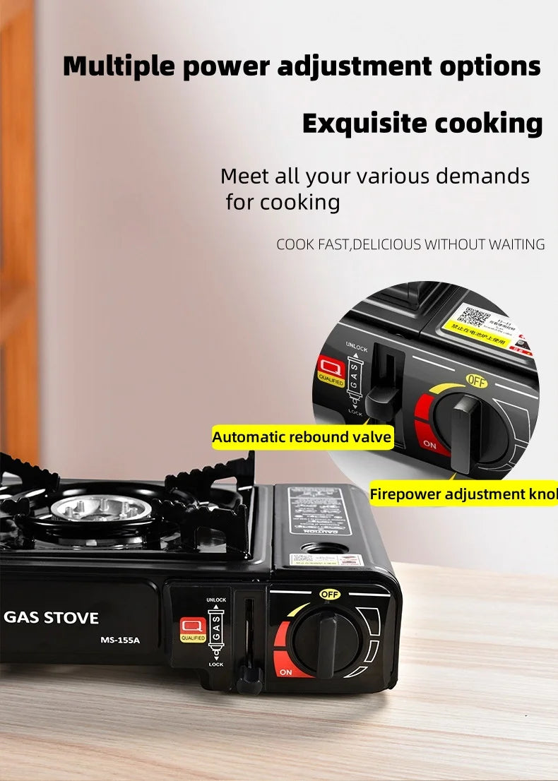 Dual-purpose portable outdoor cartridge stove, outdoor Cas stove, barbecue gas stove, gas stove for household use, gas stove