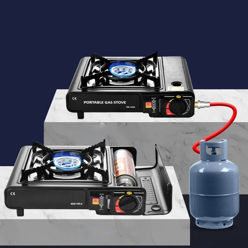 Dual-purpose portable outdoor cartridge stove, outdoor Cas stove, barbecue gas stove, gas stove for household use, gas stove