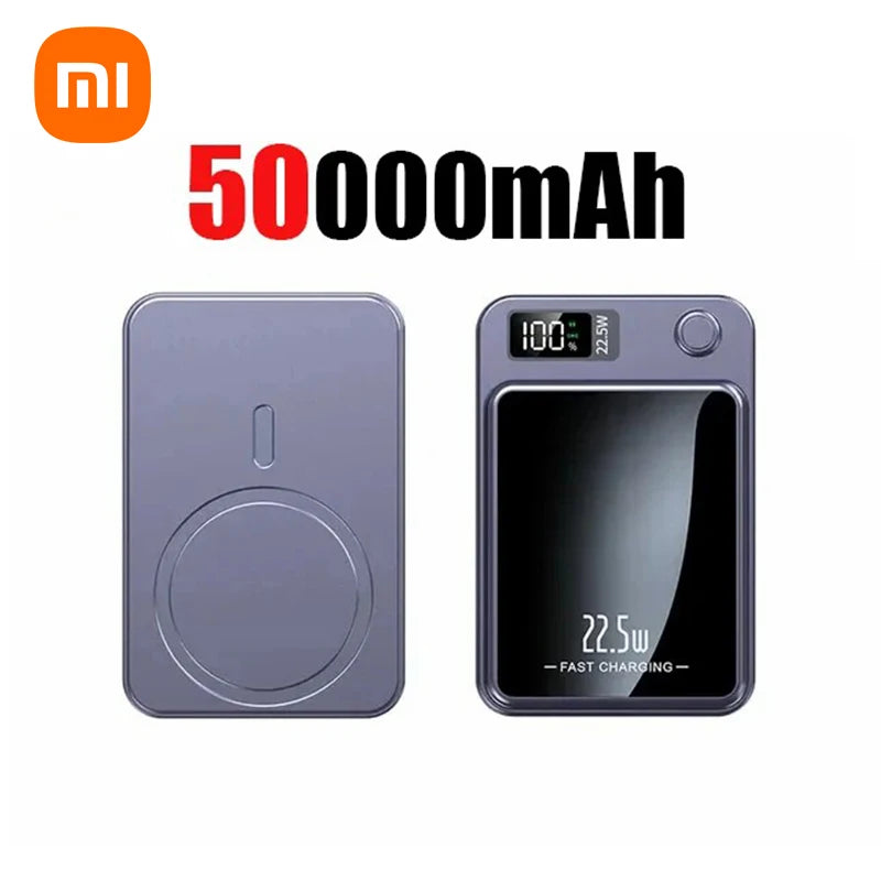Xiaomi 200000mAh Power Bank Magnetic Wireless 22.5W Ultra Capacity Super Fast Charging Power Bank For Iphone16 Samsung 2025