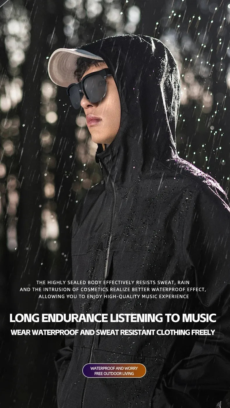 Original Bluetooth Sports Driving Sunglasses with Wireless Headset and Ear Hook Earbuds