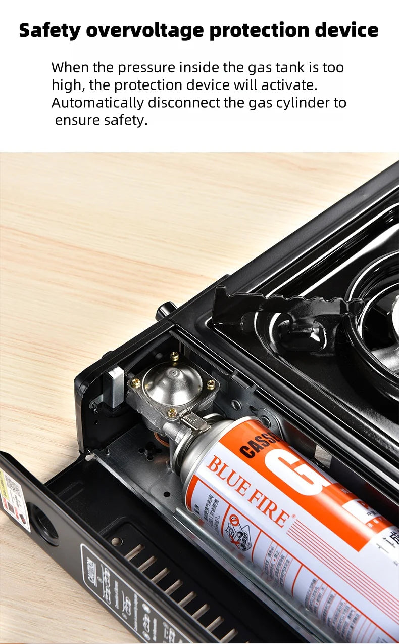 Dual-purpose portable outdoor cartridge stove, outdoor Cas stove, barbecue gas stove, gas stove for household use, gas stove