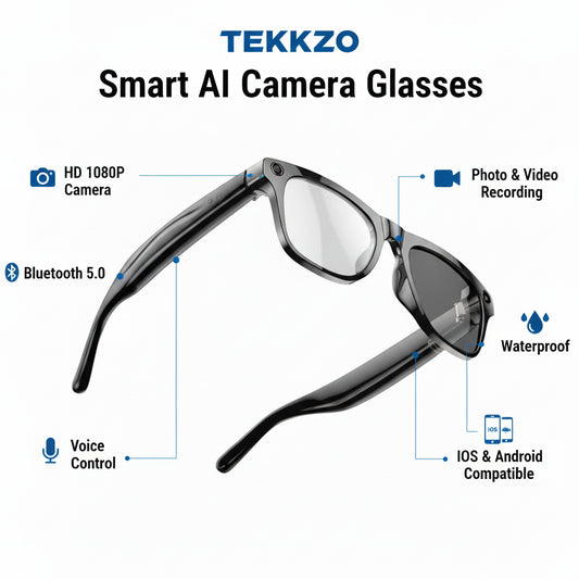 Xiaomi Mijia 4K HD Color Changing AI Smart Glasses Chat GPT 100MP Camera Bluetooth Call Voice Assistant  Control Smart Glasses