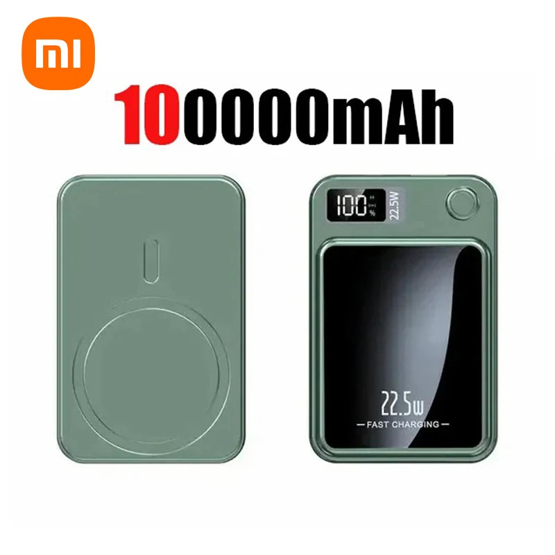 Xiaomi 200000mAh Power Bank Magnetic Wireless 22.5W Ultra Capacity Super Fast Charging Power Bank For Iphone16 Samsung 2025