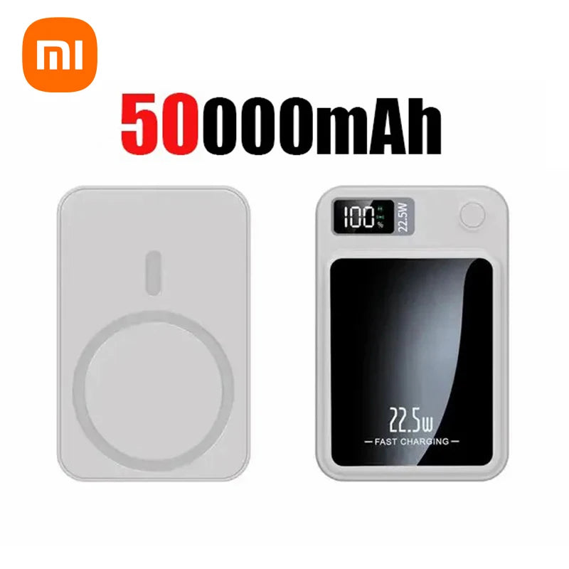 Xiaomi 200000mAh Power Bank Magnetic Wireless 22.5W Ultra Capacity Super Fast Charging Power Bank For Iphone16 Samsung 2025