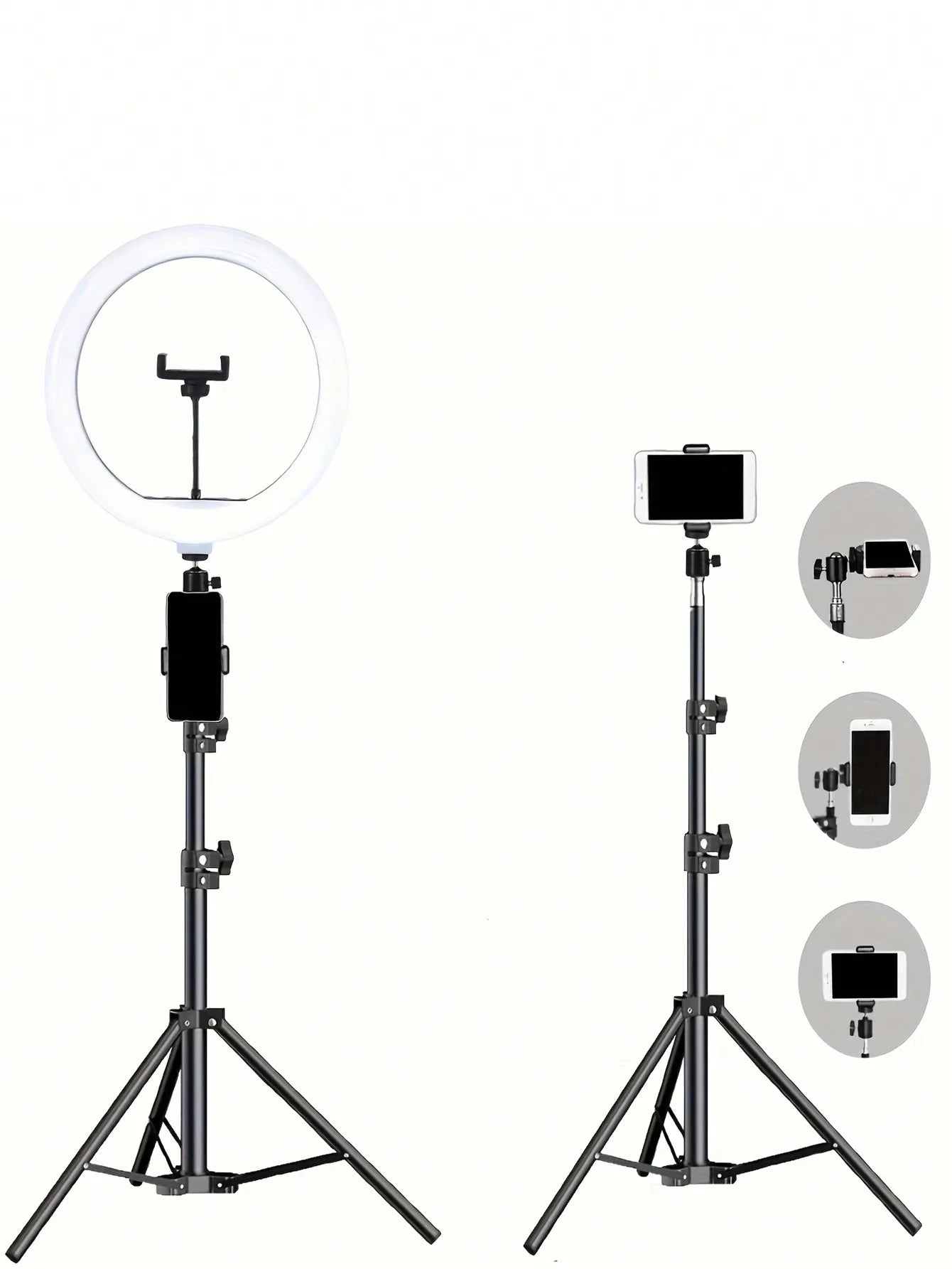 110cm Tripod Stand O Clamp 10 Inch Ring Light - Selfie