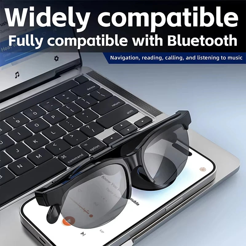 Original Bluetooth Sports Driving Sunglasses with Wireless Headset and Ear Hook Earbuds