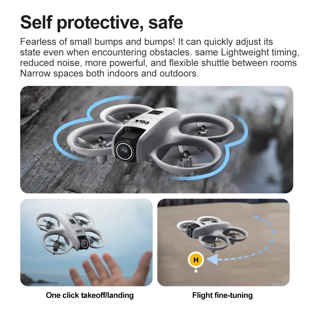 Xiaomi Mijia V66 Mini Rc Drone Headless Mode Helicopter 180° Flip Remote Control Quadcopter Micro Aircraft Toy Drones For Kids