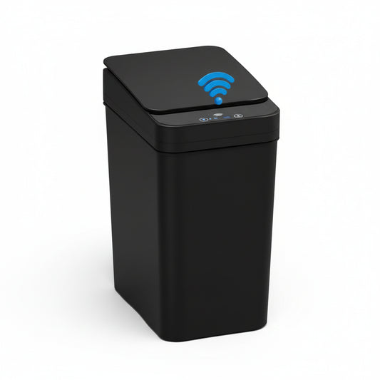 Bathroom Trash Can, 12L Automatic Motion Sensor Touchless Waterproof Trash Bin with Lid, Smart Electric Trash Can for Kitchen