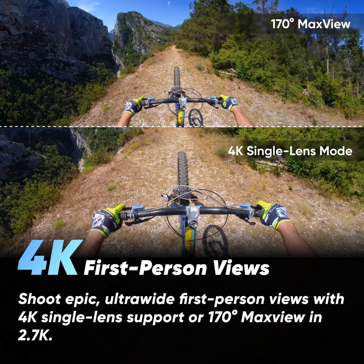 Original Insta360 X3 - Waterproof 360 Action Camera with 1/2" 48MP Sensors,5.7K 360 Active HDR Video,72MP Photo,4K Single-Lens