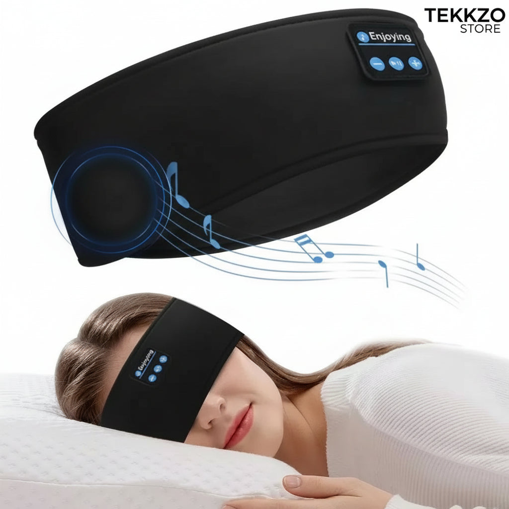 Bluetooth Earphones Sports Sleeping Headband Elastic Wireless Headphones Music Eye Mask Wireless Bluetooth Headset Headband